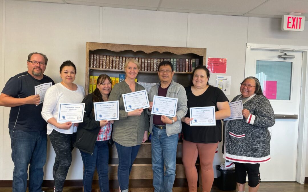 Congratulations to the participants for completing the Peacemaking Training!